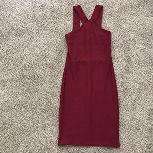 Burgundy BodyCon dress